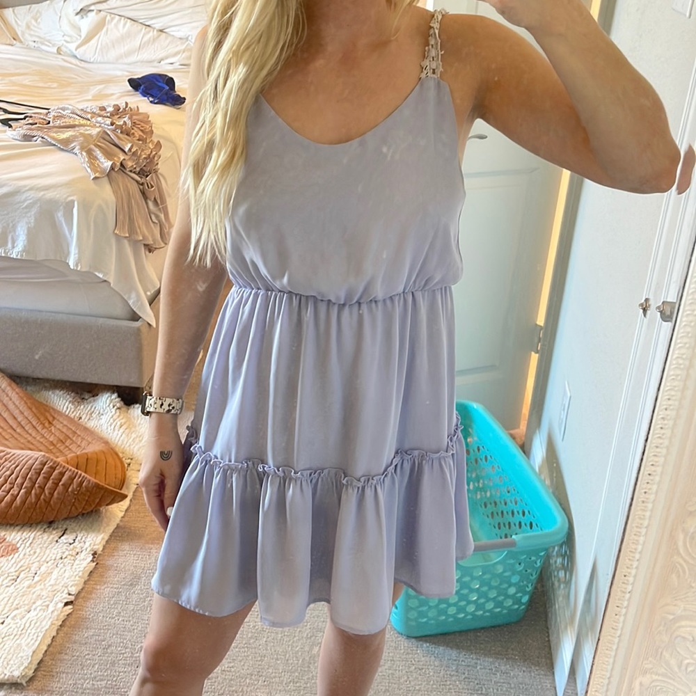 Boutique lavender mini dress